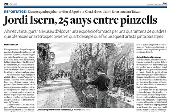 DIARI TARRAGONA. 25 ANYS. OCTUBRE 2016